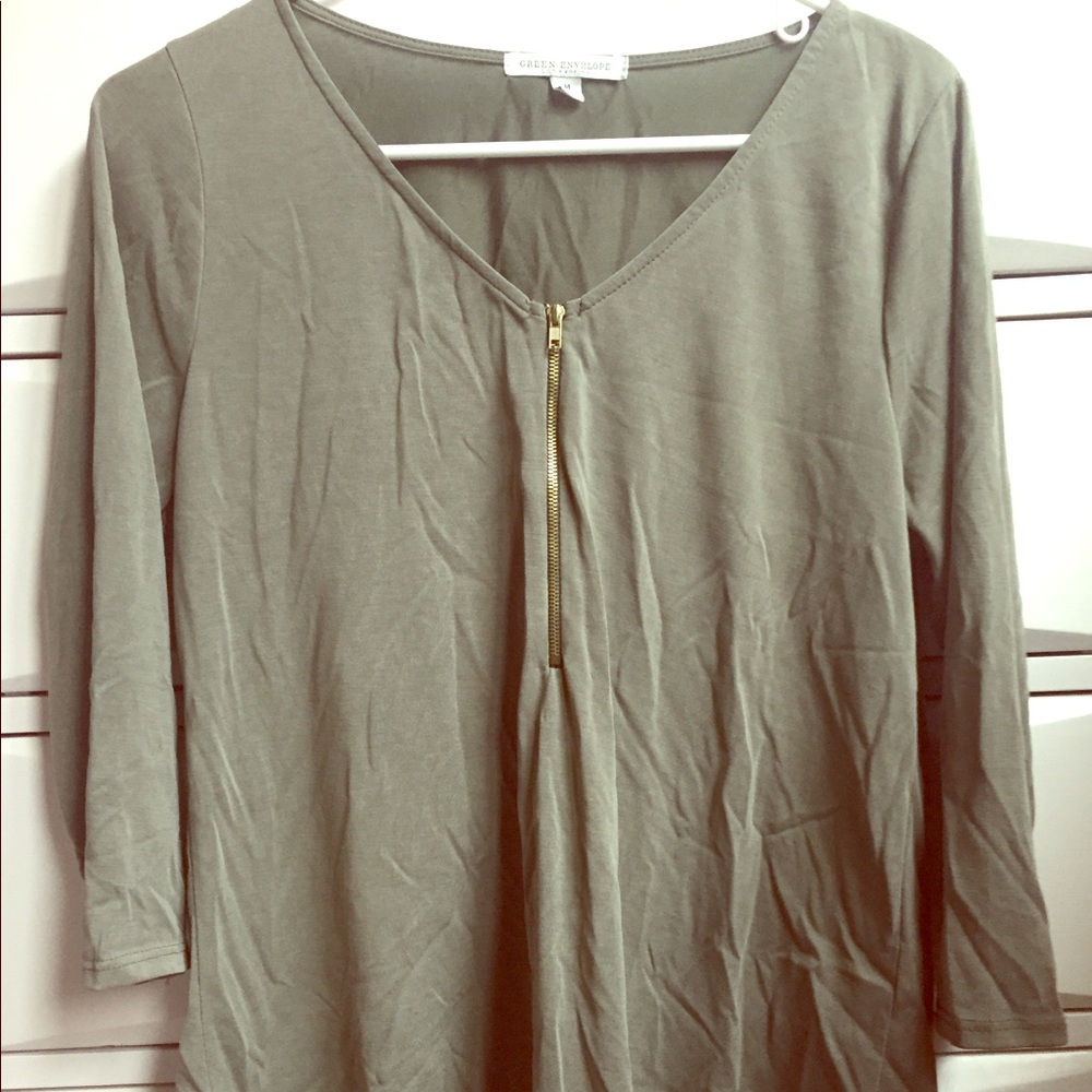 Green Envelope Top